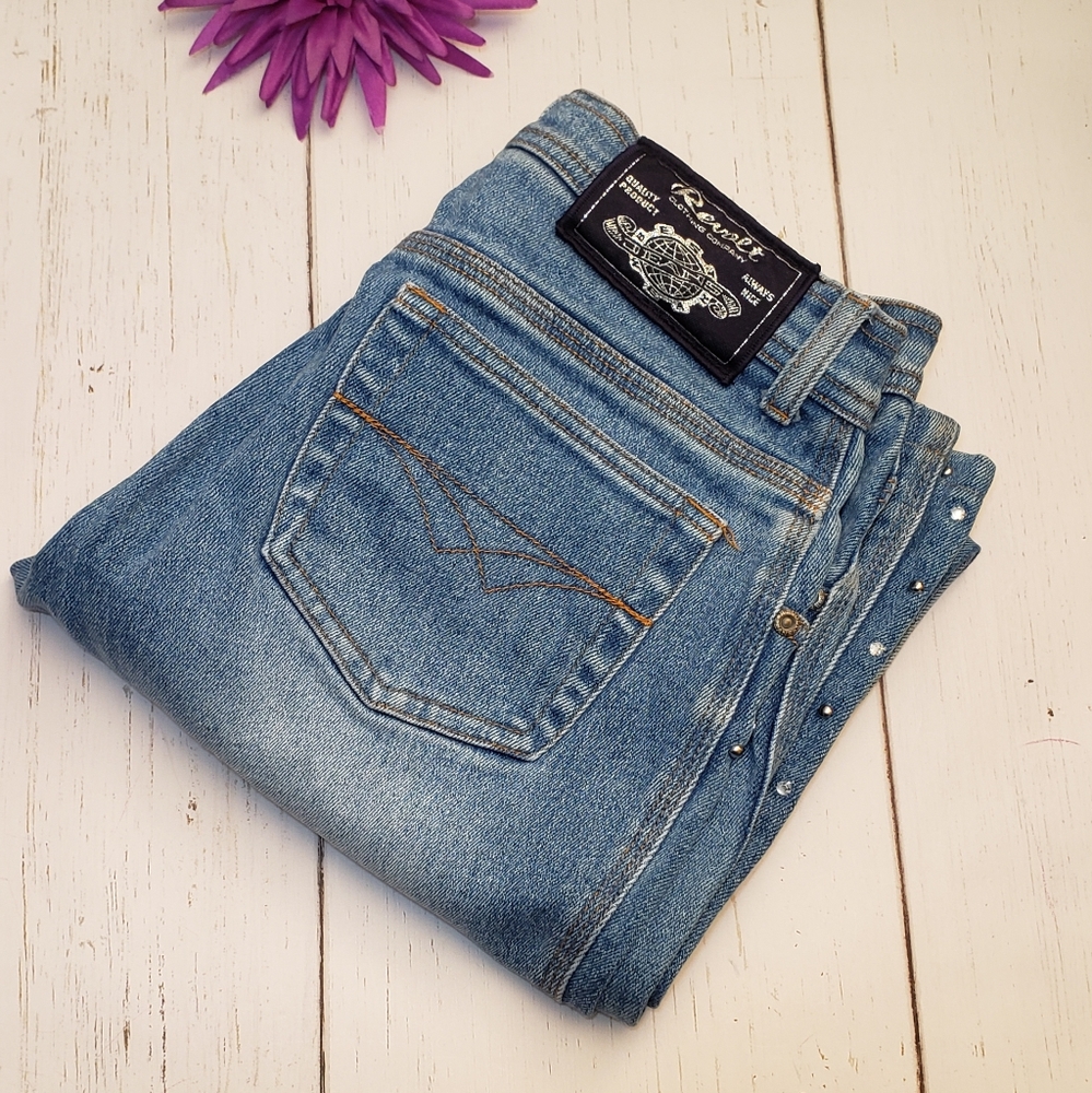 Rhinestone Revolt Jeans (Size 5/6)